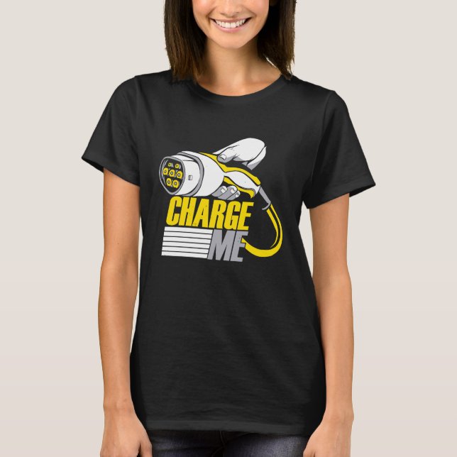 Drive Electric Cars EV Electric Vehicle T-Shirt (Vorderseite)