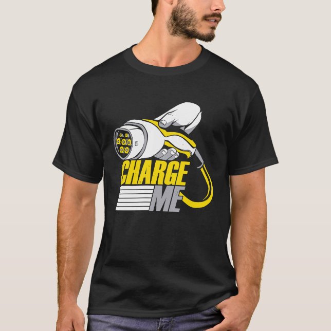 Drive Electric Cars EV Electric Vehicle T-Shirt (Vorderseite)