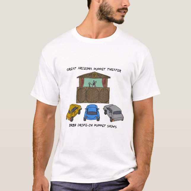 Drive-In Puppet Theater Männer Shirt (Vorderseite)