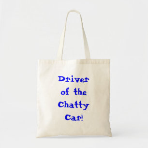 Driver Of The Chatty Car Quote Kid's Tragetasche