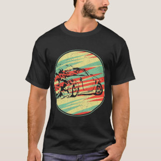 Driving Car Retro Vintage 70er Silhouette Geschenk T-Shirt