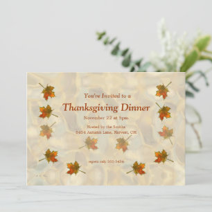 Driving Herbstlaubs Erntedank Einladung