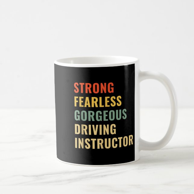 Driving School Teacher Driving Instructor  Kaffeetasse (Rechts)