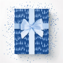 Drizzle Dot in Blau Indigo