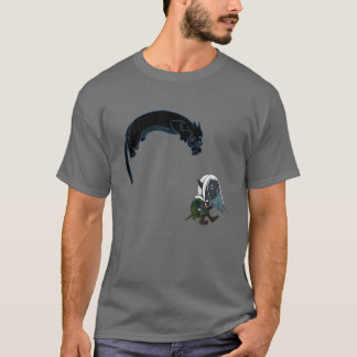 Drizzt und Guenhwyvar T-Shirt