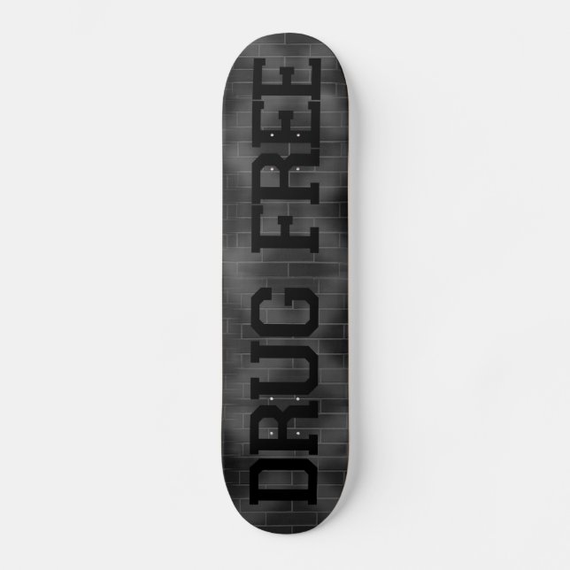 DROGE GEBEN Skateboard frei (Vorderseite)