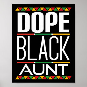 Droge Schwarze Tante Black History Month Poster