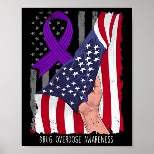 Droge Überdosis Bewusstsein Vintage Amerikanische Poster