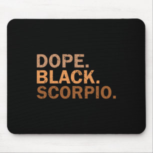 Drogen Schwarz Skorpion Melanin Afrikanischer Tier Mousepad