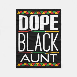 Drogen Schwarze Tante Black History Month Fleecedecke