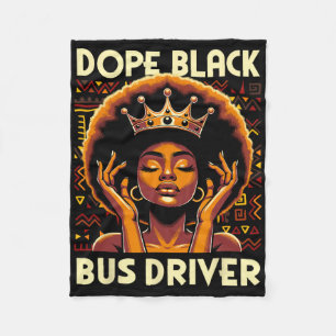 Drogen Schwarzer Busfahrer Afrikanischer Amerikane Fleecedecke