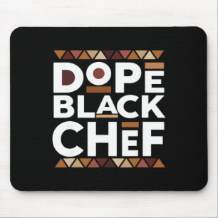 Drogen Schwarzer Koch Schwarze Geschichte Melanin Mousepad
