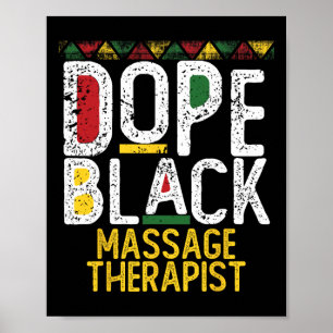 Drogen Schwarzer Magier Therapeut Black History Mo Poster