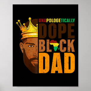 Drogen Schwarzer Vater Afroamerikanischer Afrikani Poster