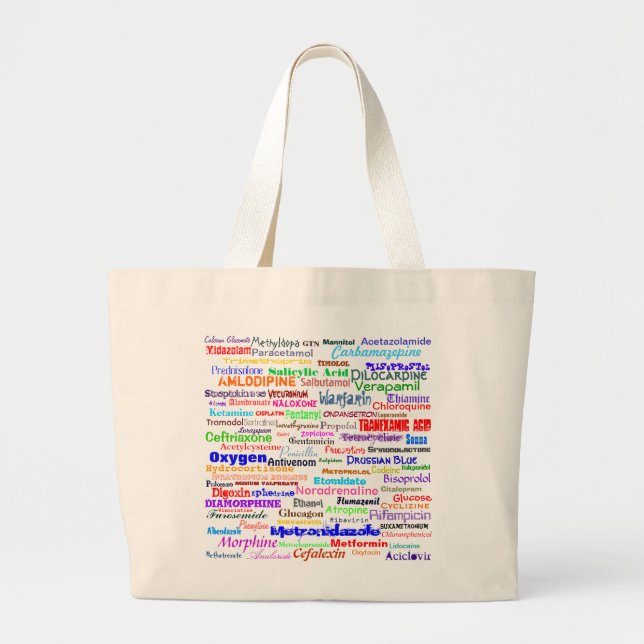 Drogen-Tasche Jumbo Stoffbeutel (Vorne)