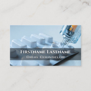 Drogenberater Alkoholberater Psychotherapeut Visitenkarte
