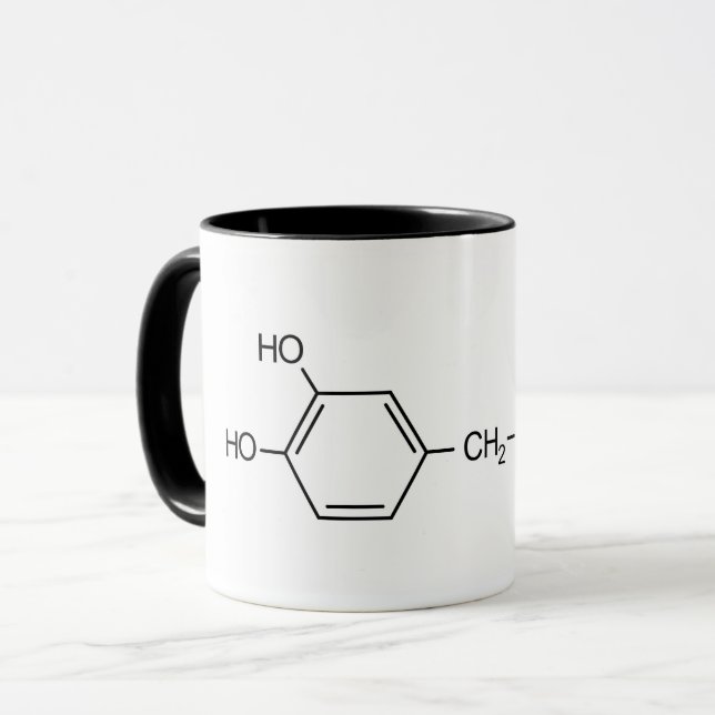 Drogenschmieren-Chemie elem der chemischen Formel Tasse (Vorderseite Links)