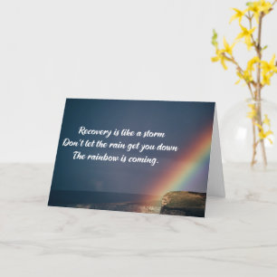Drogensucht Erholung Motivierend Zitatknall Karte