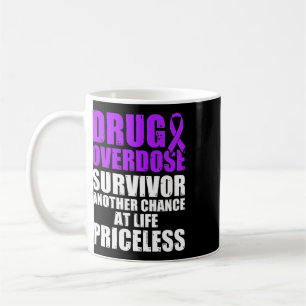 Drogenüberdosis-Bewusstseins-Krieger Überlebender Kaffeetasse
