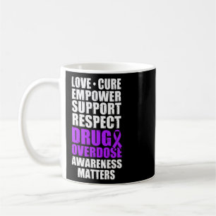 Drogenüberdosis-Bewusstseins-Krieger Überlebender Kaffeetasse