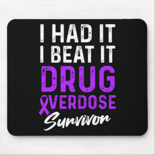 Drogenüberdosis-Bewusstseins-Krieger Überlebender  Mousepad