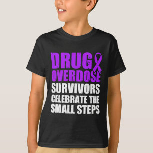 Drogenüberdosis-Bewusstseins-Krieger Überlebender T-Shirt