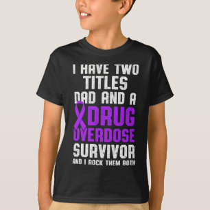 Drogenüberdosis-Bewusstseins-Krieger Überlebender T-Shirt