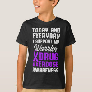 Drogenüberdosis-Bewusstseins-Krieger Überlebender  T-Shirt