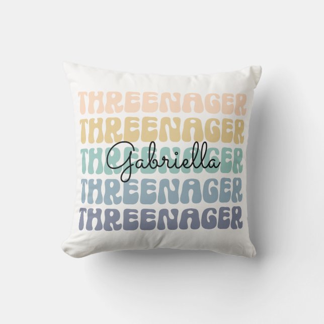 Drohenager, 3. Geburtstag, Geburtsname Kissen (Vorderseite)