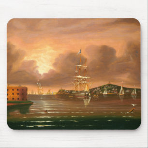 Drohender Himmel, Bucht von New York Mousepad