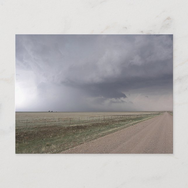 drohender Sturm Postkarte (Vorderseite)