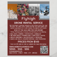 Drohne Collage Banner, Drone Rental Company