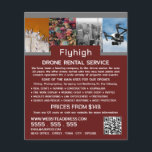 Drohne Collage Banner, Drone Rental Company Flyer<br><div class="desc">Drohne Collage Banner,  Drone Rental Company Werbung Flyer durch den Business Card Store.</div>