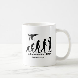 Drohne-Evolution des Mannes Tasse