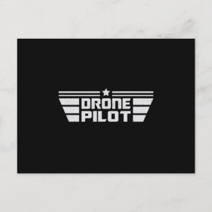 Drohne Pilot Camera Quadcopter FPV Drohnen Geschen Postkarte