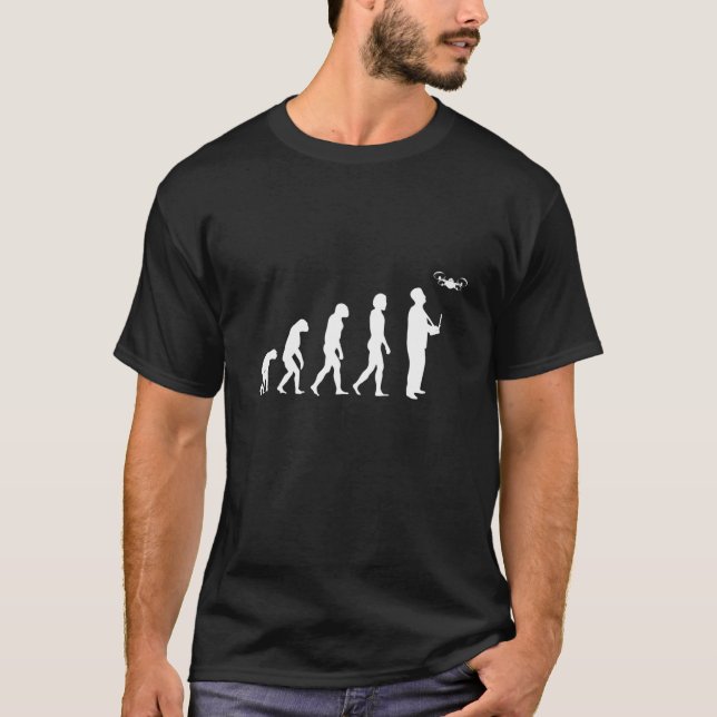 Drohne Pilot Drohne Drohne Evolution T-Shirt (Vorderseite)