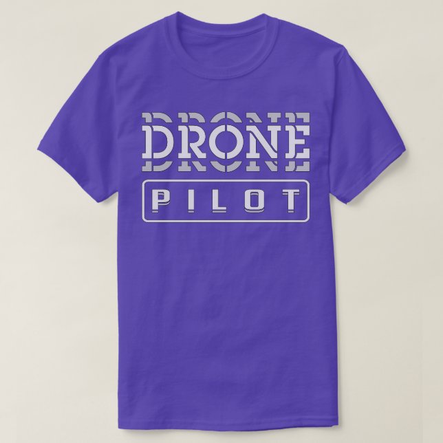 Drohne Pilot Dronen Uav T-Shirt (Design vorne)
