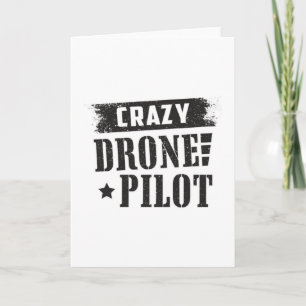 Drohne Pilot Quadcopter Dronen FPV Funny Geschenk Karte