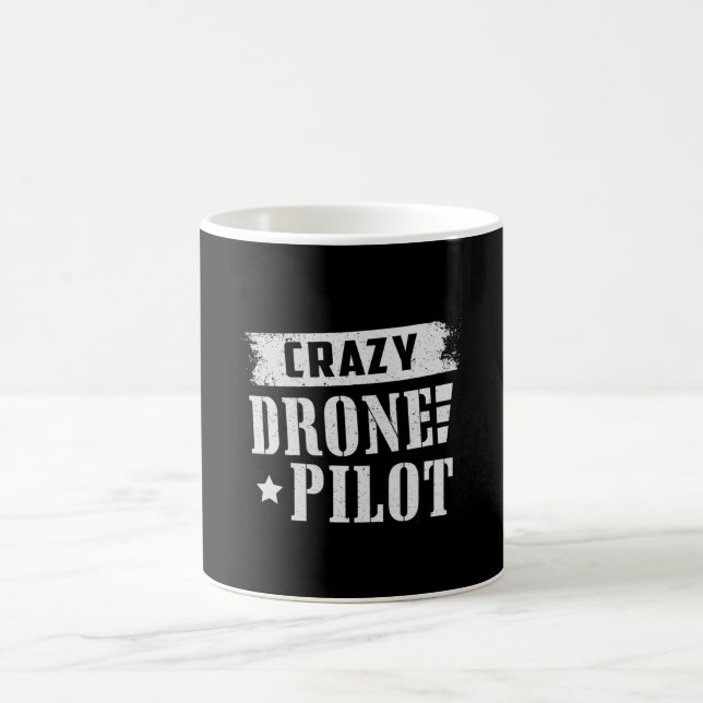 Drohne Pilot Quadcopter Dronen FPV-Kameravorführun Kaffeetasse (Mittel)