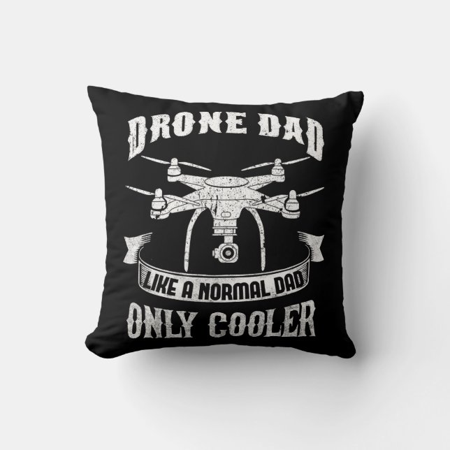 Drohne Vater Pilot Multirotor-Quadcopter Cooler Va Kissen (Vorderseite)