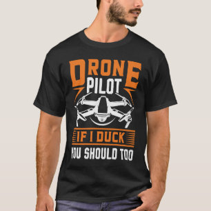 Drohnen-Pilot-Enthusiasten Flügel Wenn ich mich du T-Shirt