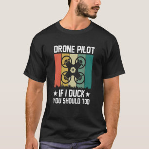Drohnen-Pilot-Enthusiasten Flügel Wenn ich mich du T-Shirt