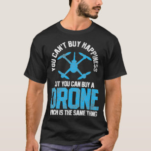 Drohnen Quadrocopter Drohnenrennen  T-Shirt