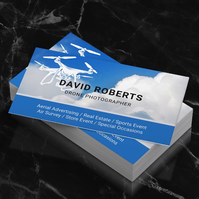 Drohnenfotograf Visitenkarte (Von Creator hochgeladen)