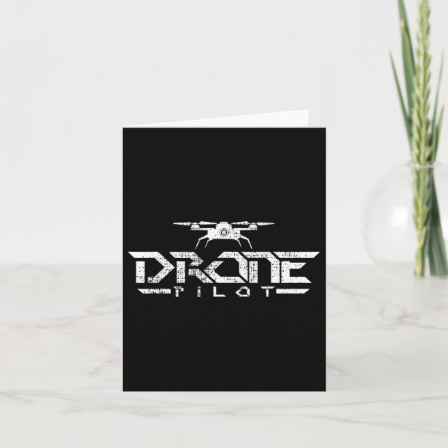 Drohnengift Quadcopter Karte (Vorderseite)