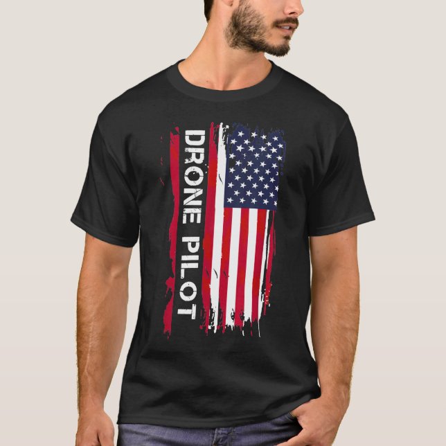 Drohnenpilot 10ko3 T-Shirt (Vorderseite)