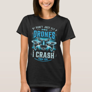 Drohnenpilot Aviation Quadcopter T-Shirt