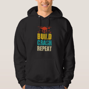 Drohnenpilot Flug Drohnenbetreiber Bauen Absturz W Hoodie