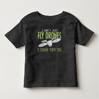 Drohnenpilot Multirotor-Quadcopter zerstört sie au Kleinkind T-shirt