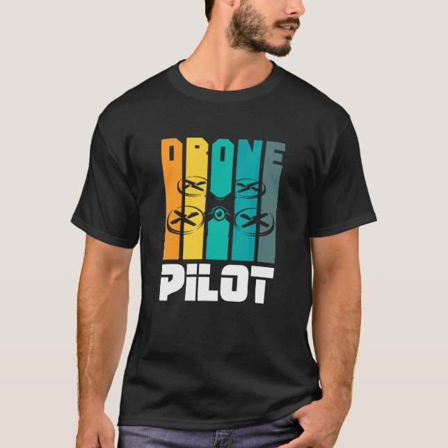 Drohnenpilot Quadcopter FVV-Flugbetreiber 1 T-Shirt (Vorderseite)